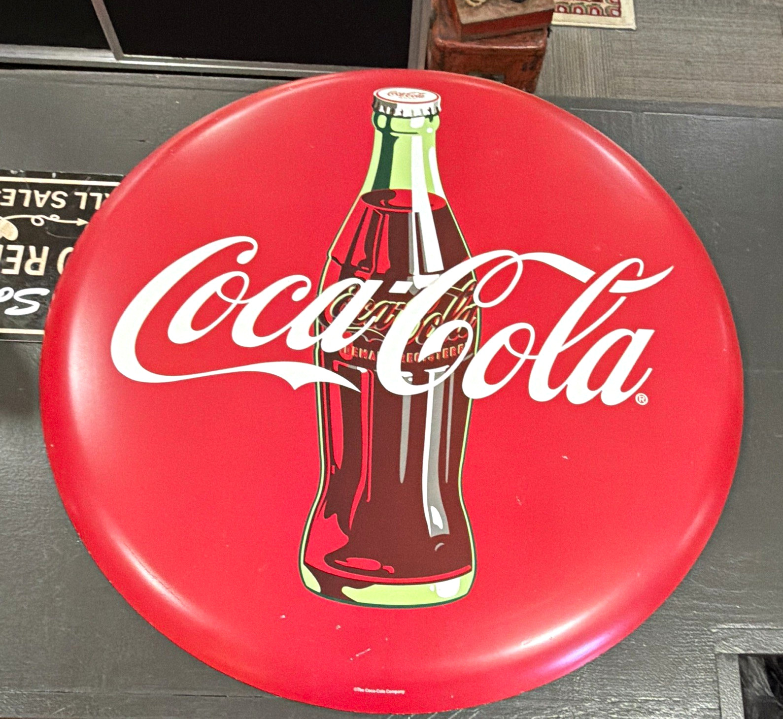 Coca-Cola Round button 24”