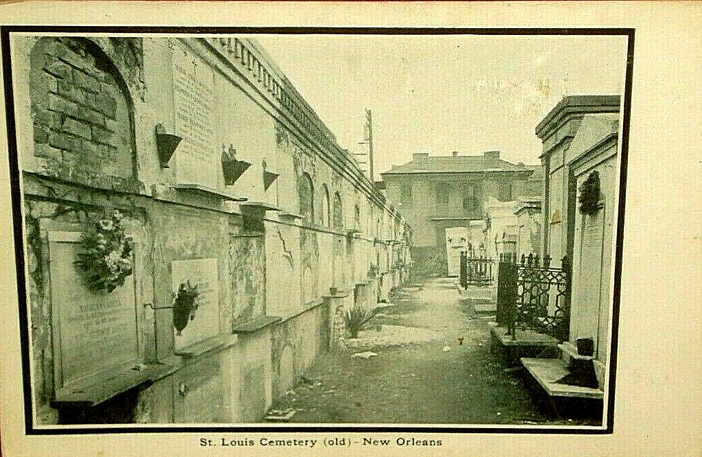 ST LOUIS CEMETERY 1905 New Orleans La Vaults