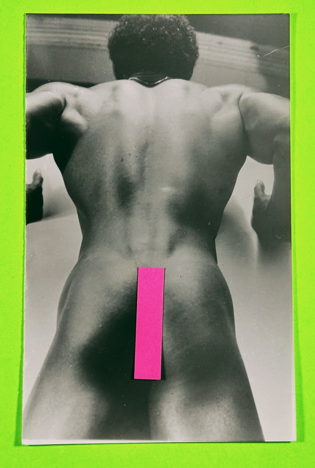 1970s STAMPED Original Calvin Anderson Vintage Photo 5x8\'\' Physique Beefcake Gay