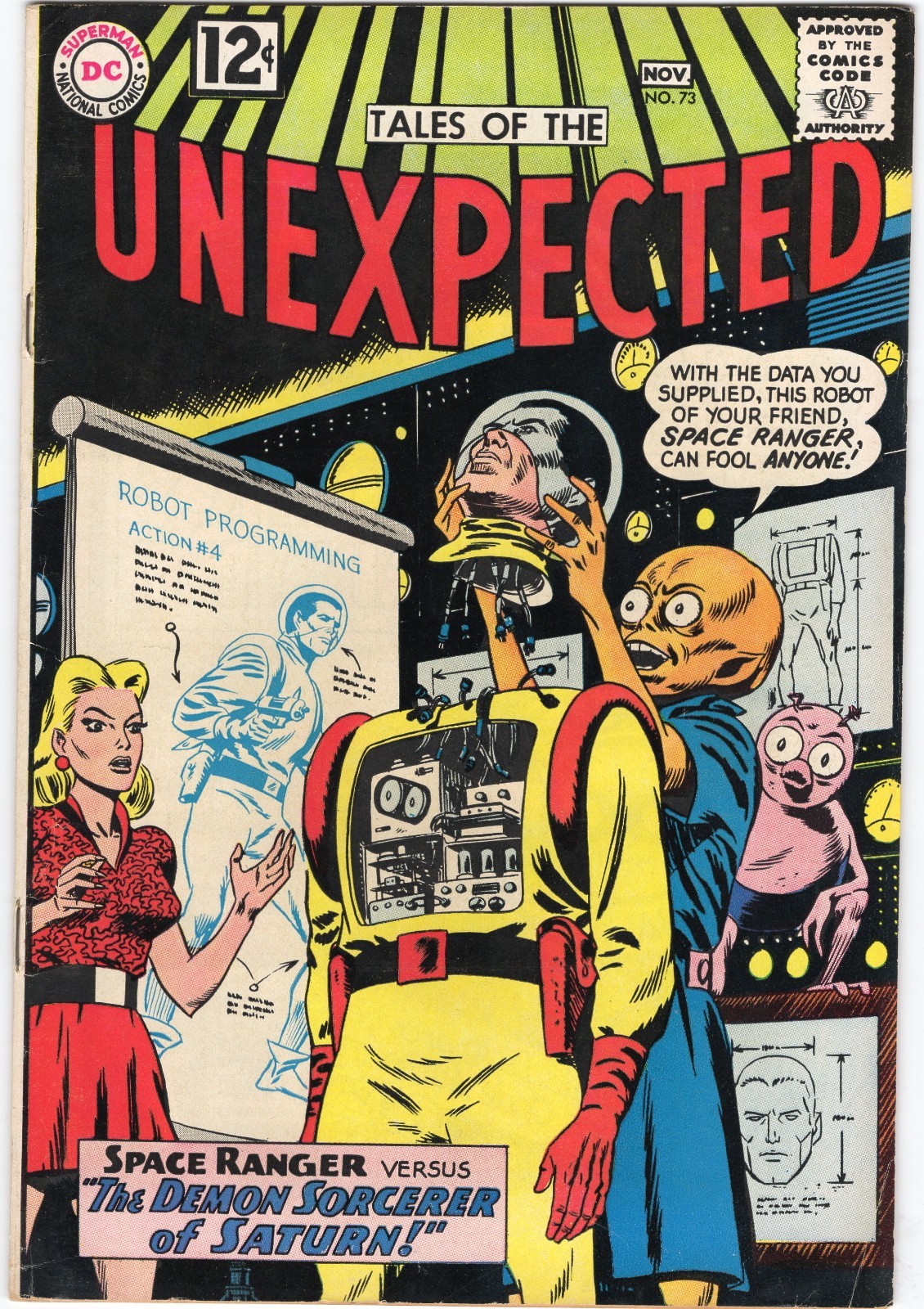 Tales Of The Unexpected 73 1962 DC Comics F+ 6.5 Space Ranger Cryll