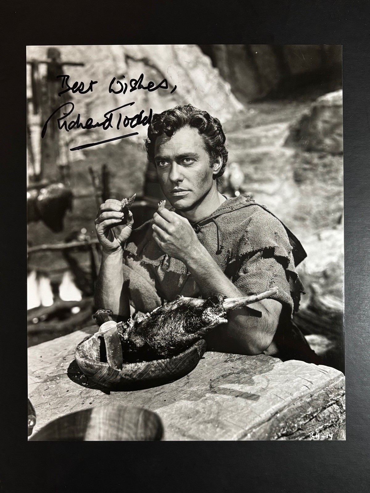 Richard Todd Signed 8x10 Photo British Actor Autograph 