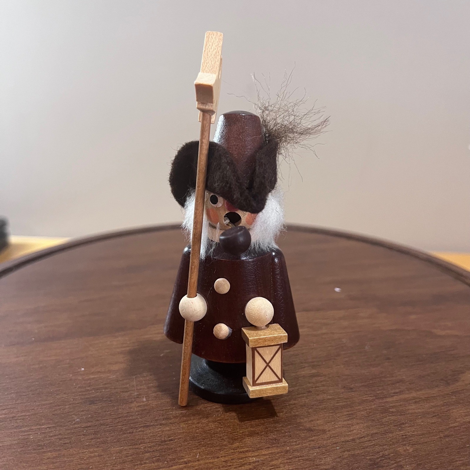 Vtg Christian Ulbricht Germany Wood Night Watchman Incense Smoker 4.5\