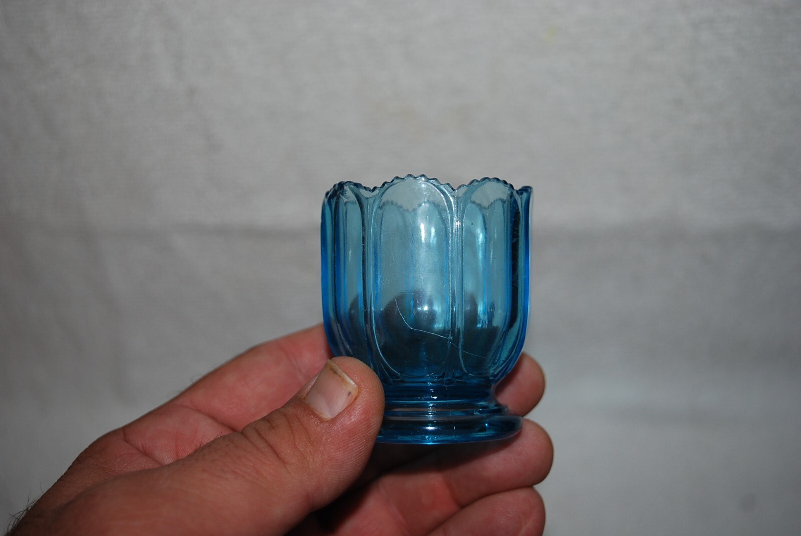 BEAUTIFUL NORTHWOOD BLUE NESTOR TOOTHPICK HOLDER C1903
