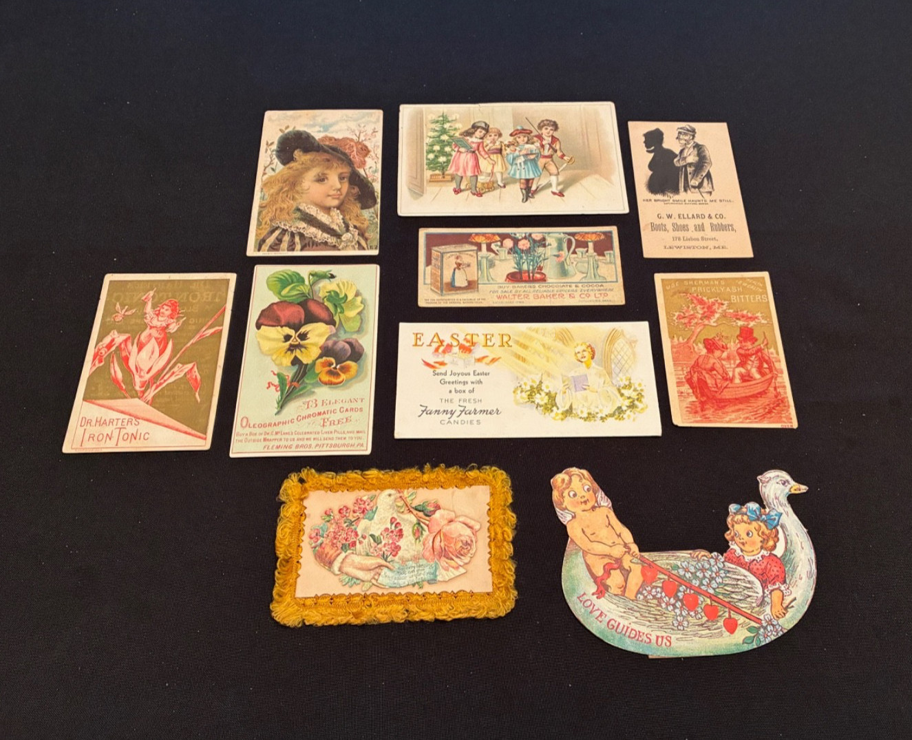 LOT OF MISC VICTORIAN EPHEMERA TRADE CARDS CALLING CARD BLOTTERS VALENTINES LOT OF MISC VICTORIAN EPHEMERA TRADE CARDS CALLING CARD BLOTTERS VALENTINES