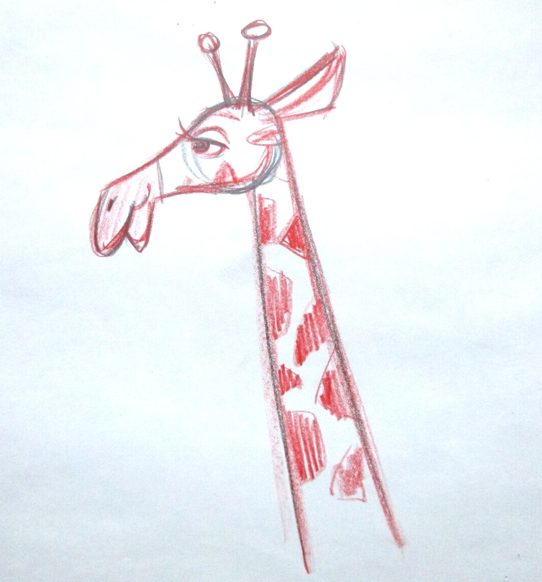 TOYS R US  GEOFFREY GIRAFFE zoo animal 1960\'s Original PRODUCTION cel DRAWING