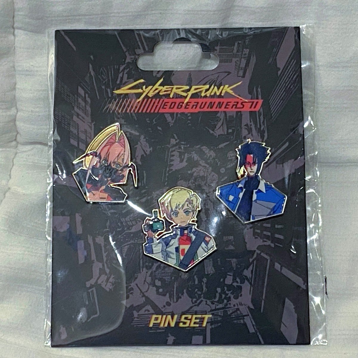 Anime Expo 2026 Cyberpunk Edgerunners Season 2 Pin Set Official CD Projekt Red