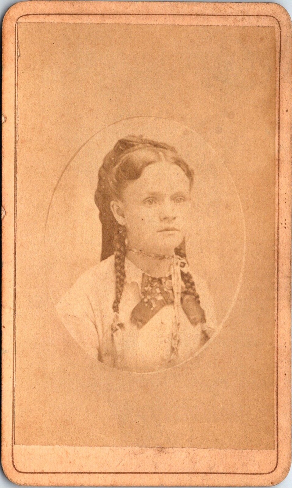 Vintage 1880\'s Rooming House Little Girl Photo Victorian Trade Card Dayton, OH.