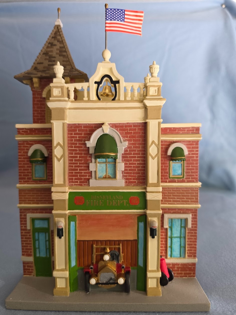 DISNEYLAND ARCHITECTURE Collection The Fire Station on Main Street RARE