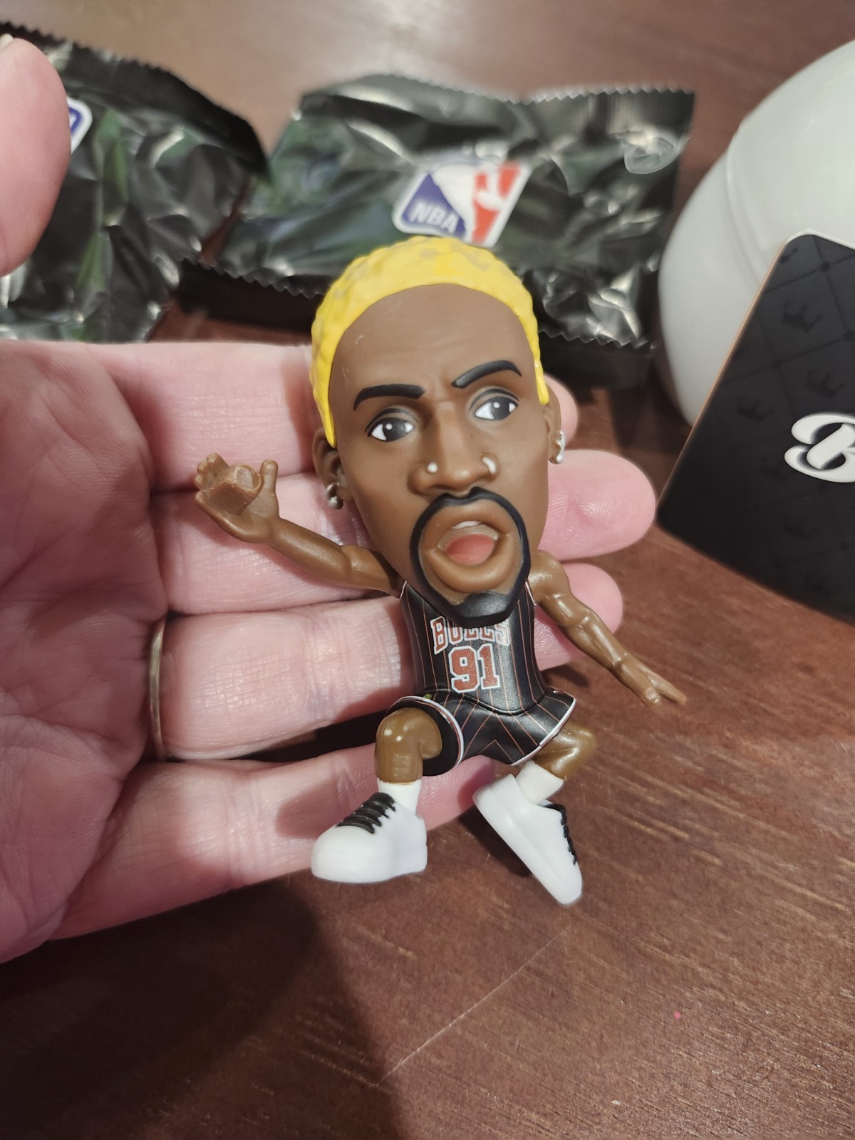 Zuru Ballers Series 3 NBA Dennis Rodman Rare Chicago Bulls 