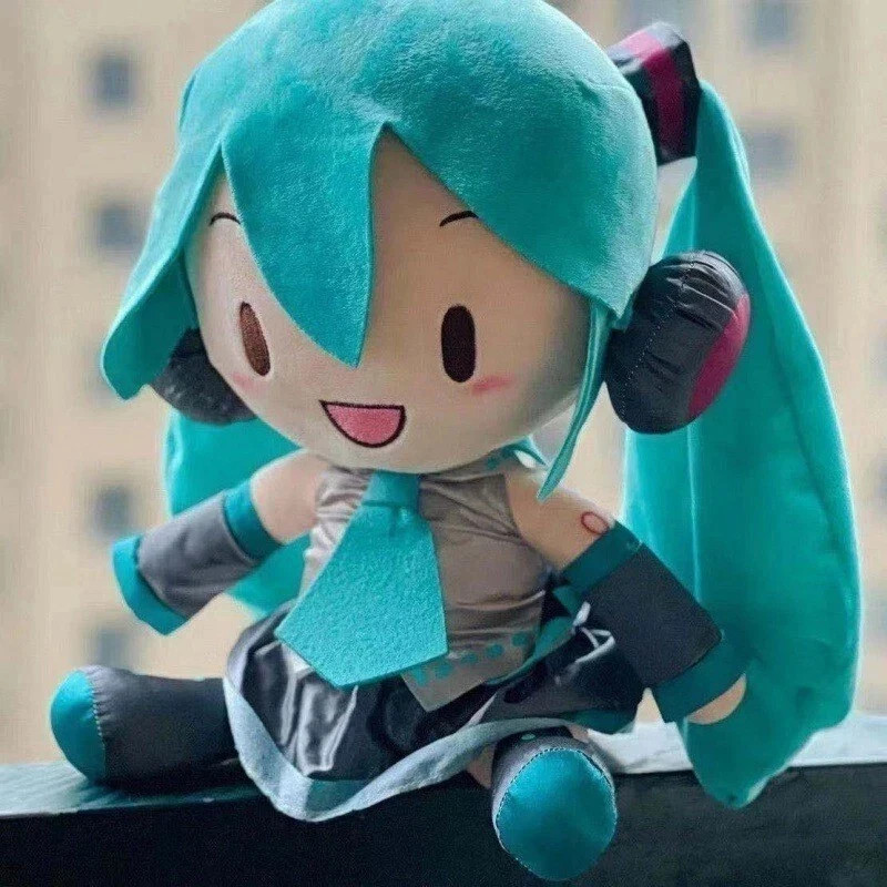 32CM Kawaii Hatsune Miku Plush Doll Anime Pillow Sofa Room Decoration Present