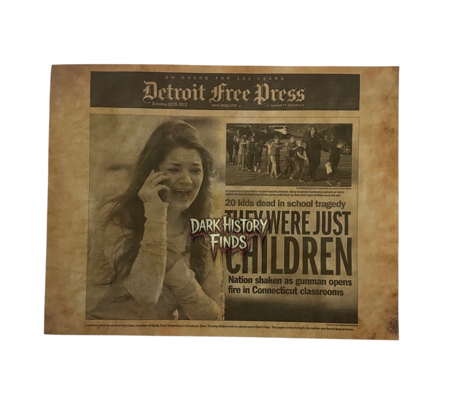 Sandy Hook Massacre They Were Just Children ￼ Detroit Free Press Newspaper ￼