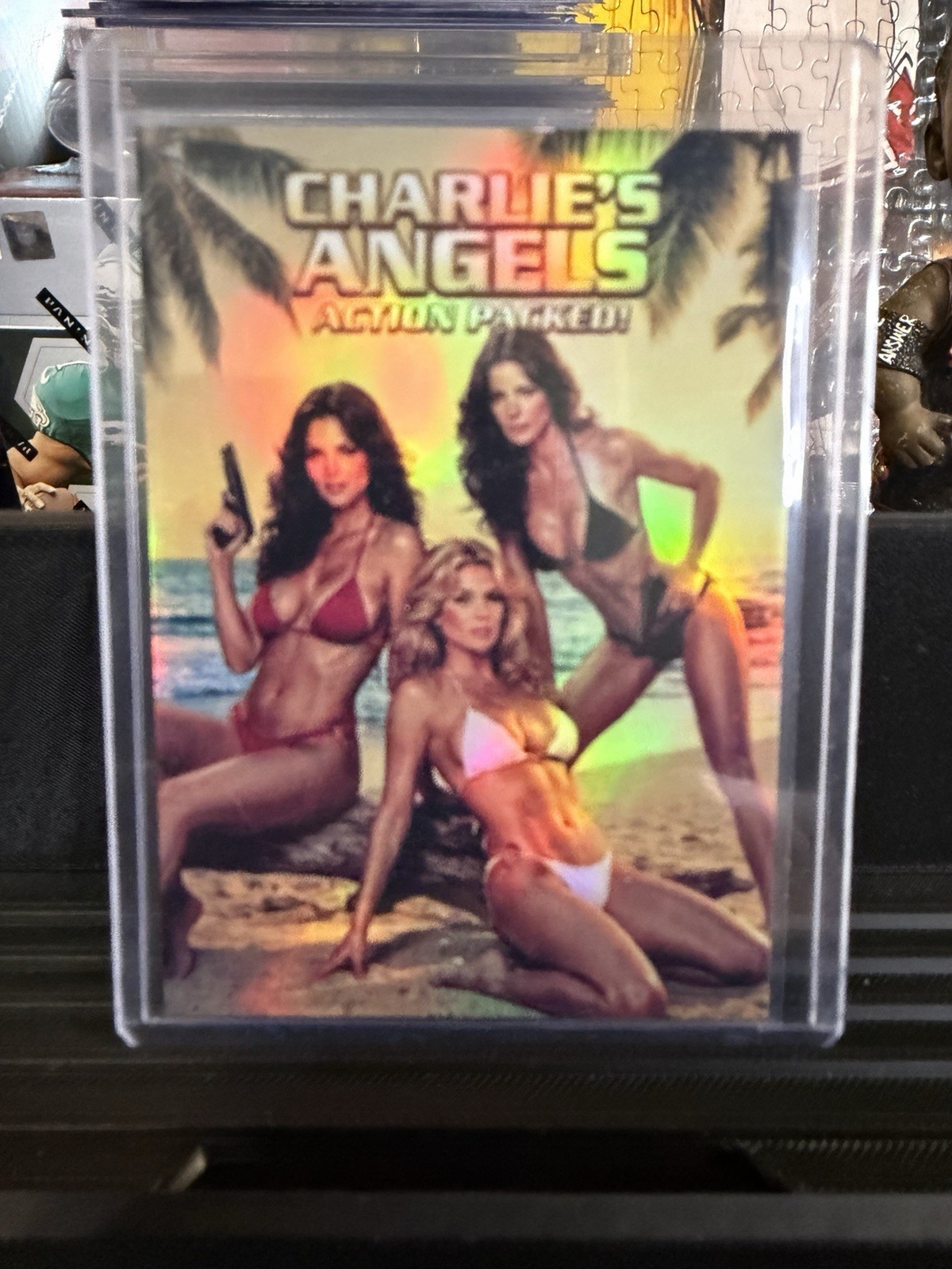 Charlie’s Angels CUSTOM Novelty Refractor Art Card.