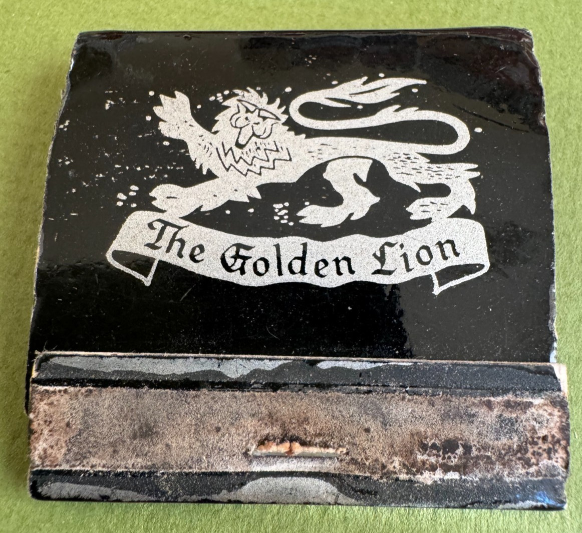 Vintage Matchbook: The Golden Lion, Olympic Hotel, Seattle, WA, Front-Strike Vintage Matchbook: The Golden Lion, Olympic Hotel, Seattle, WA, Front-Strike