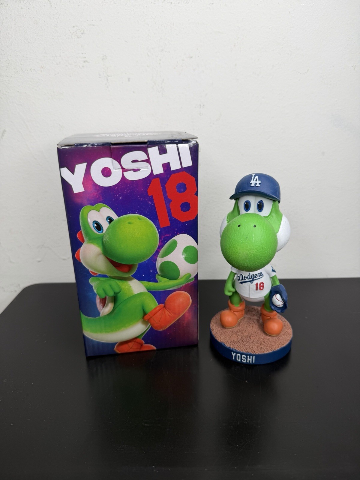 YOSHI Bobblehead SUPER MARIO NINTENDO Yamamoto Dodgers SGA 3/31/26 Rare Item🐸🧢