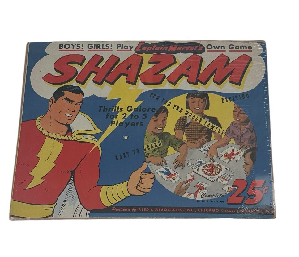1940\'s Fawcett Shazam 25c Captain Marvel’s Shazam Board Game