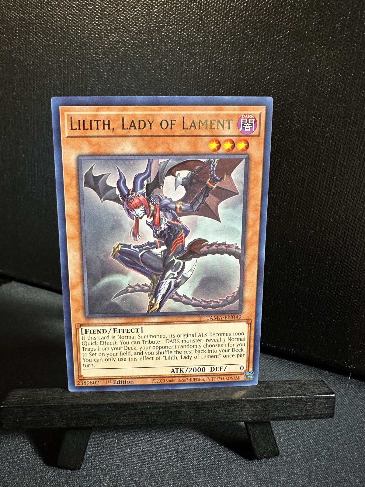Lilith, Lady of Lament [1st Edition] TAMA-EN049 (rare) yugioh
