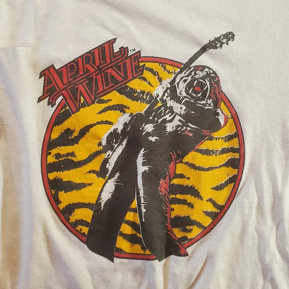 April Wine band white T-shirt Unisex tee All sizes S to 45Xl