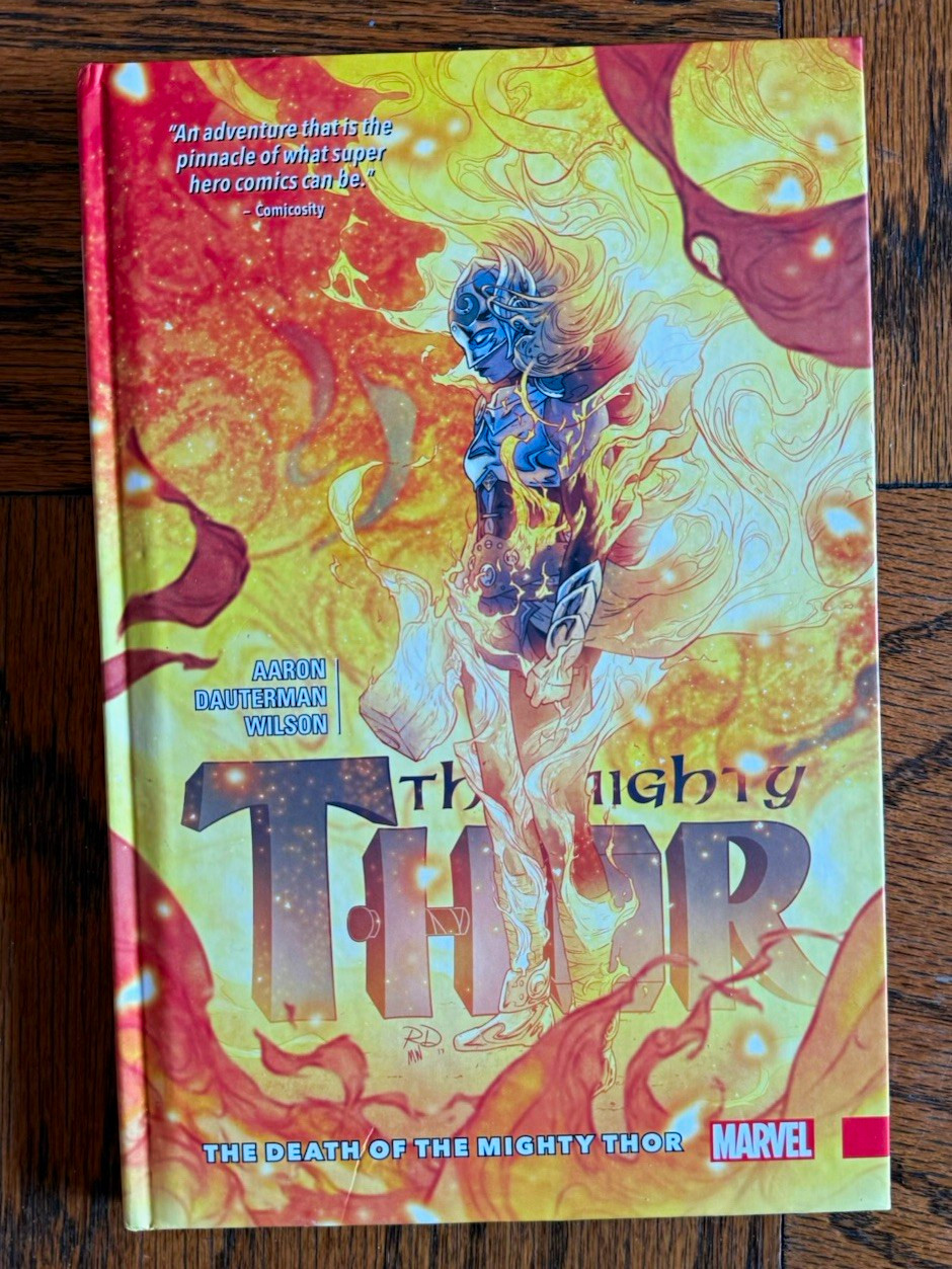 The Mighty Thor Vol 5 Death of the Mighty Thor HC Jason Aaron Marvel 2018 The Mighty Thor Vol 5 Death of the Mighty Thor HC Jason Aaron Marvel 2018