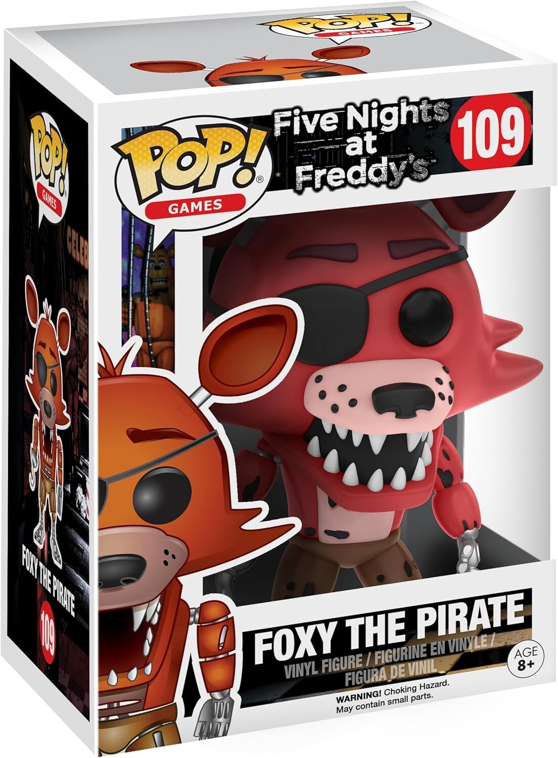 Five Nights at Freddy's Foxy The Pirate Funko Pop Vinyl Figure #109 Five Nights at Freddy's Foxy The Pirate Funko Pop Vinyl Figure #109