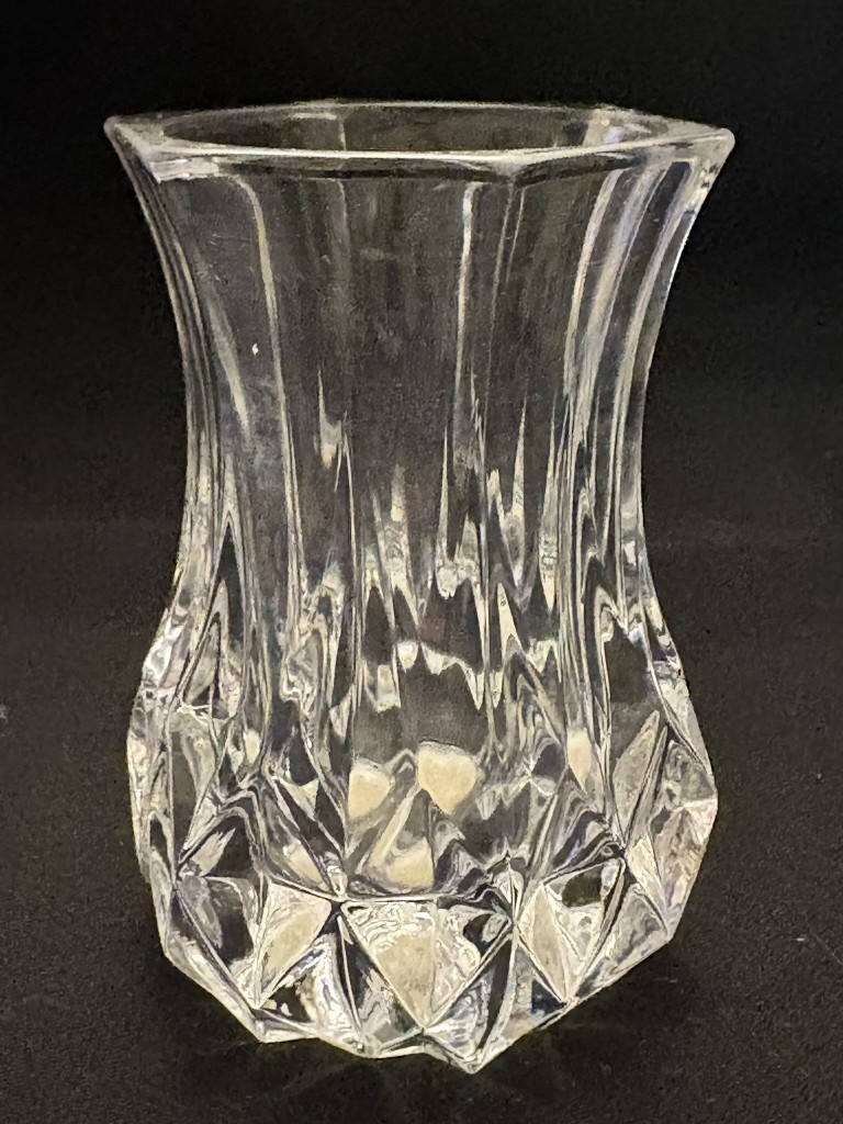 Cristal d'Arques Longchamp Small Violet Vase 24% Lead Crystal 3