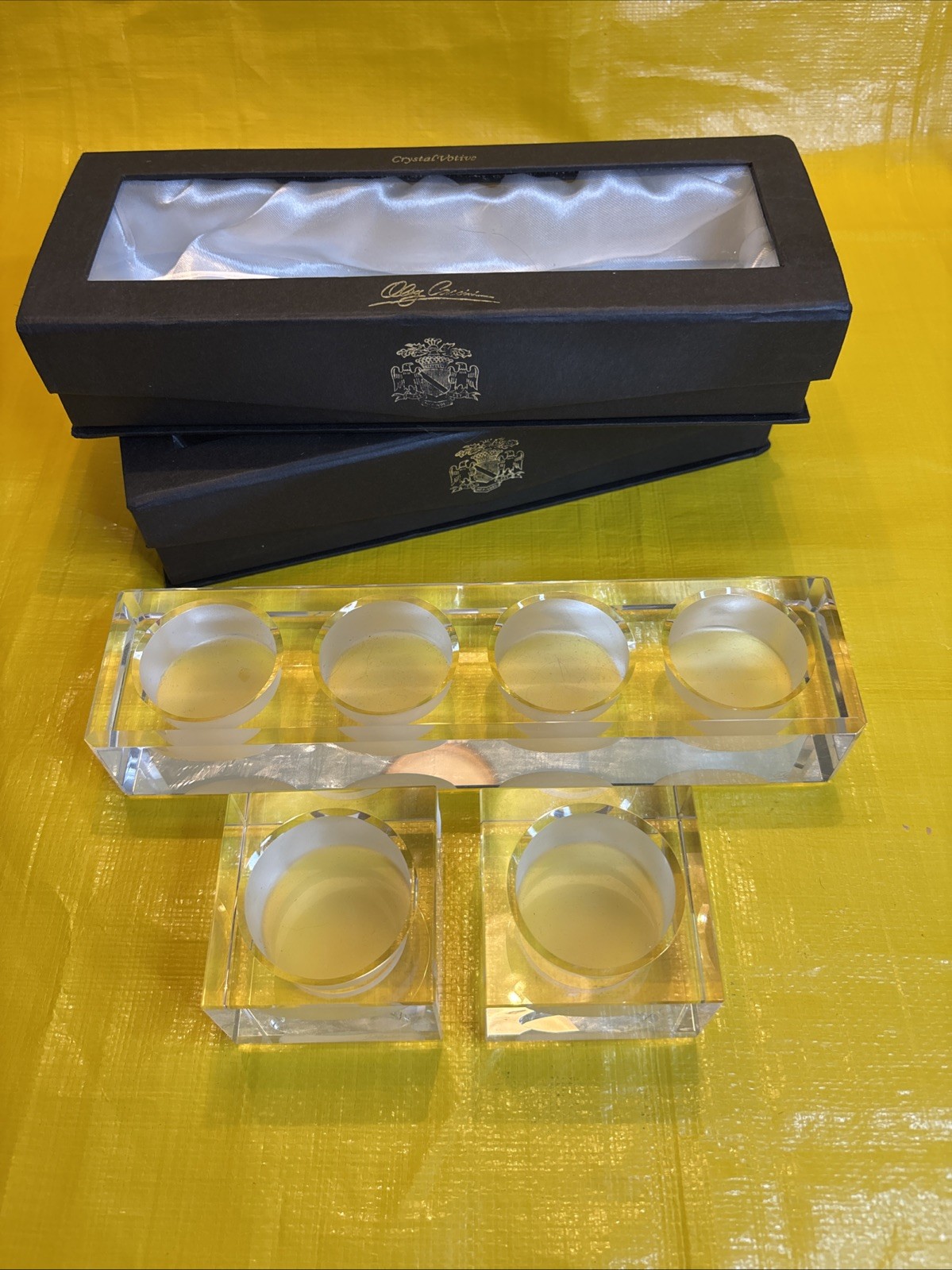 Oleg Cassini Crystal Votive Oleg Cassini Crystal Votive