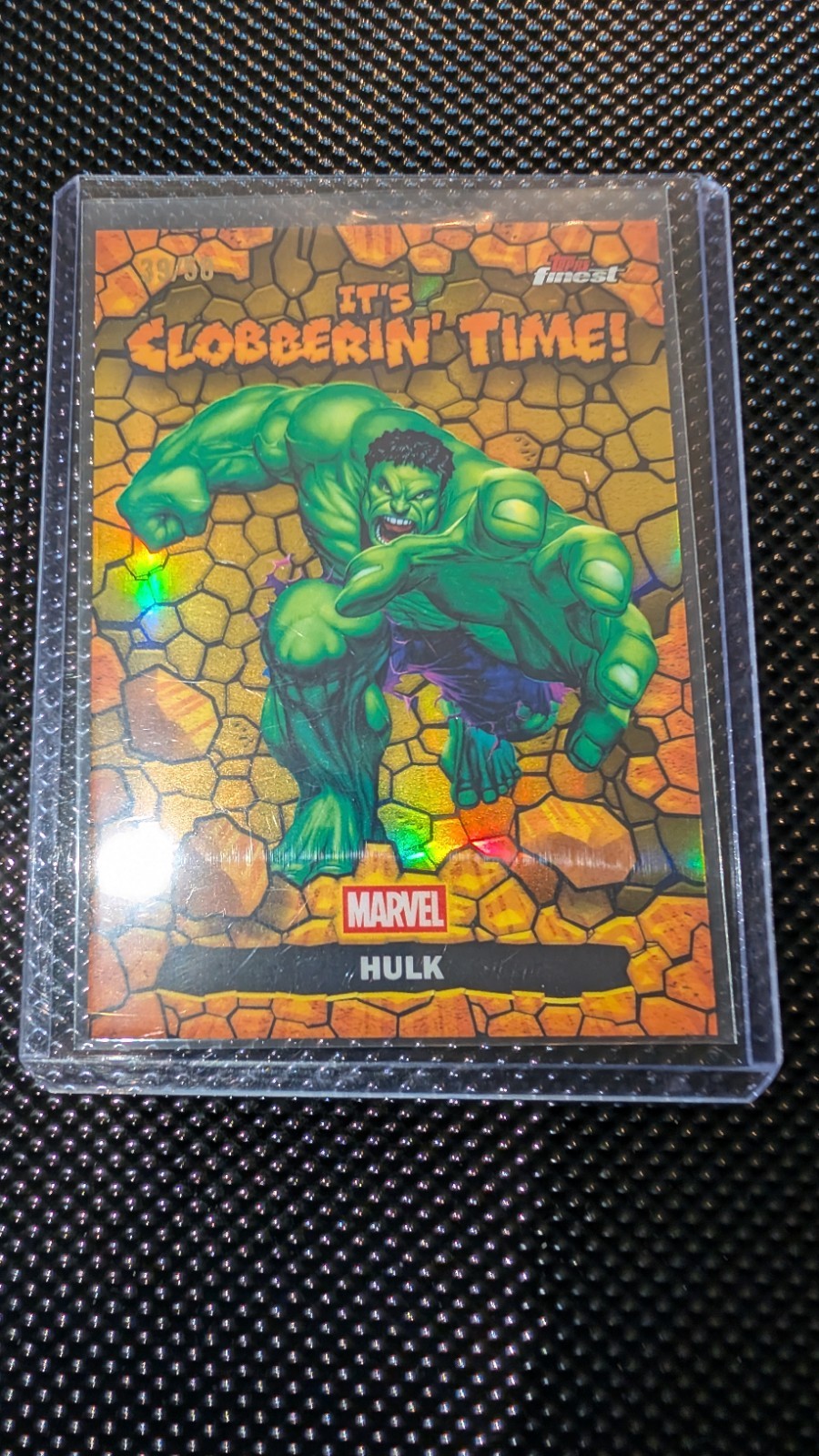 2026 Topps Finest Fantastic Four CT-07 Hulk Gold Refractor 39/50