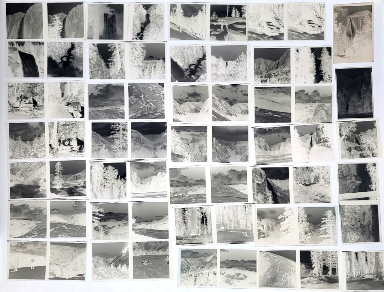 Vtg 1940s Yosemite Valley CA Photo Negatives Images Camping Scenic WW2 Era RARE Vtg 1940s Yosemite Valley CA Photo Negatives Images Camping Scenic WW2 Era RARE