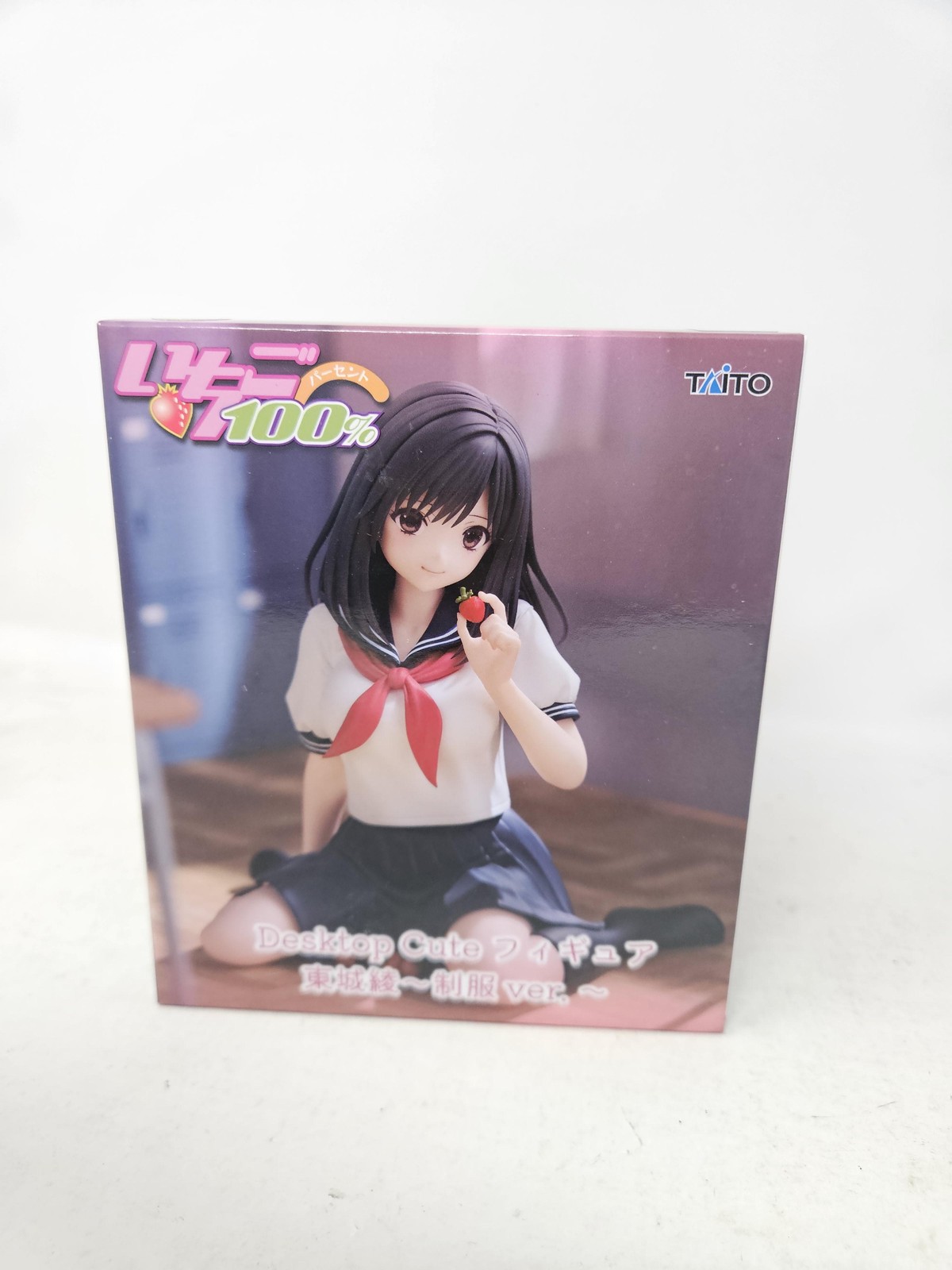 Taito Desktop Cute Aya Toujo Uniform Ver Ichigo 100% Anime PVC Figure New Boxed