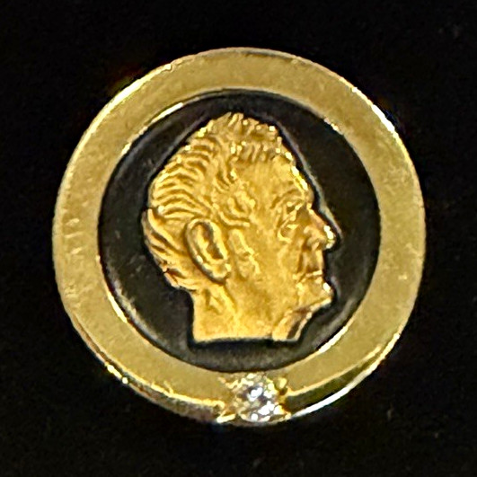 Vintage John Deere 10K Gold Diamond Service Award Pin LAGOS 4.07 Grams