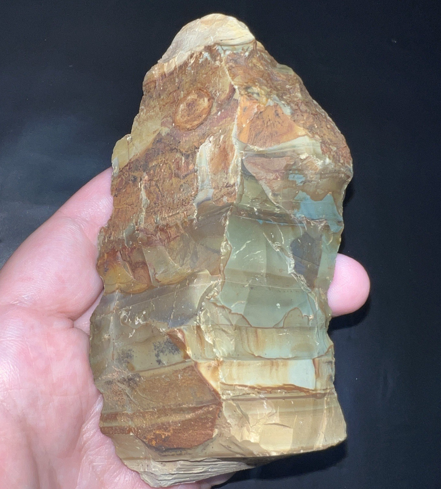 10.9 oz Owyhee Picture Jasper Rough