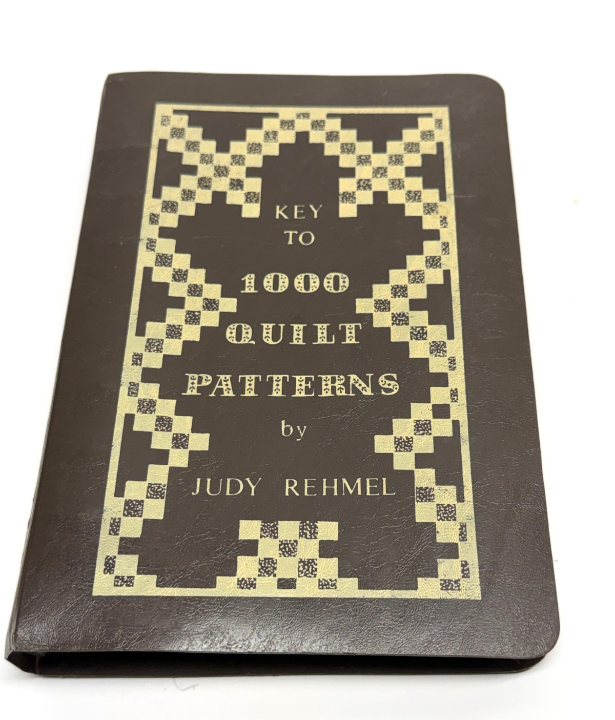 VTG Key To 1000 Applique Quilt Patterns Book by JudyRehmel Quilting Designs 1978