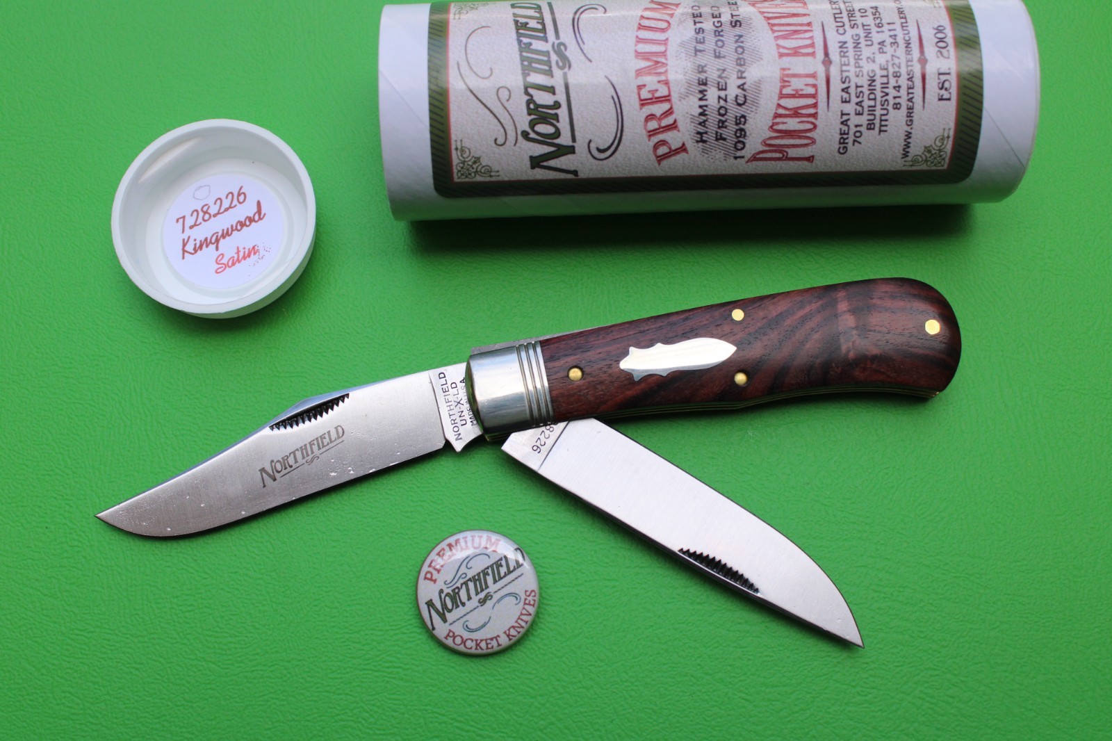 Great Eastern Cutlery GEC Tidioute 728226 French Creek Trapper - Kingwood o