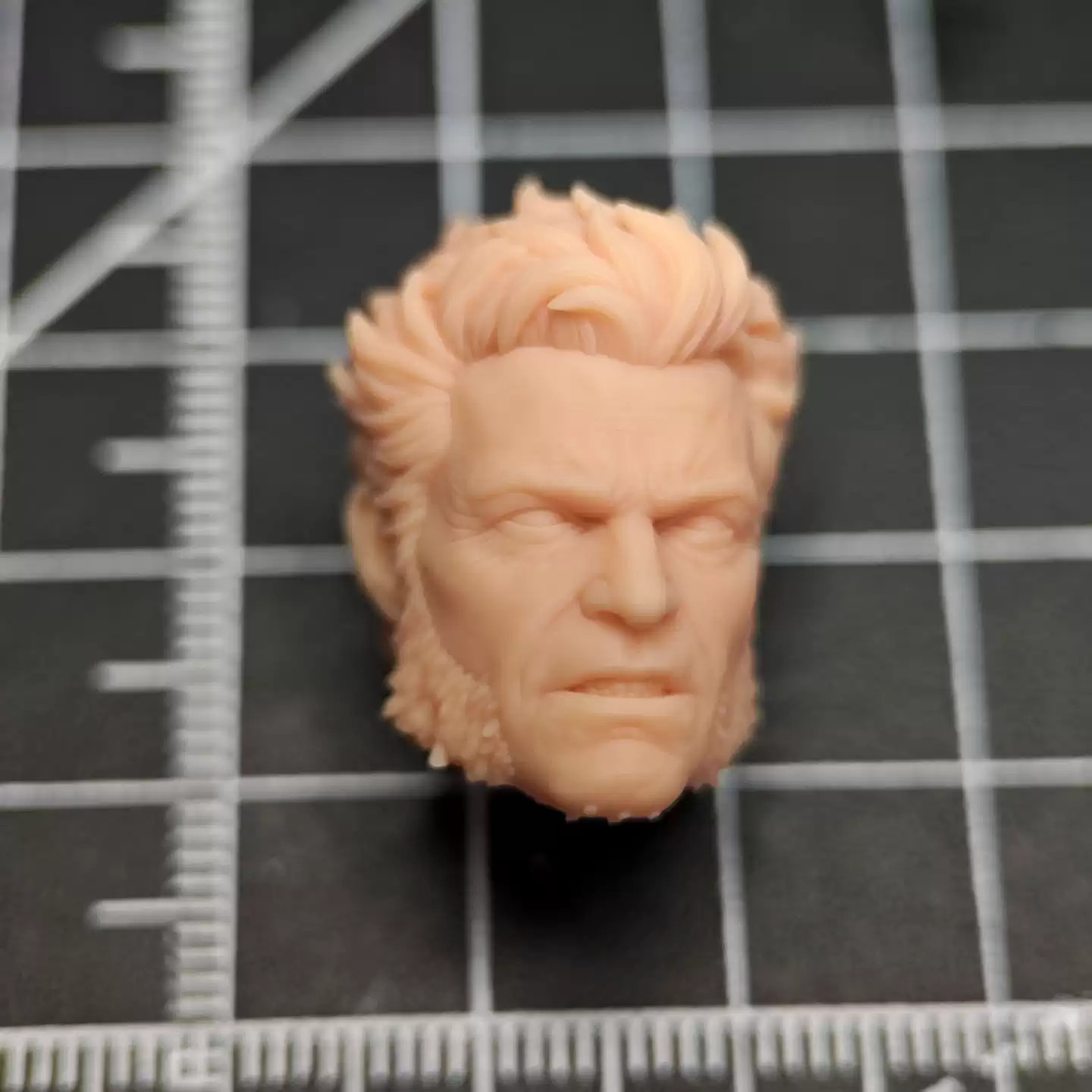 1/18 1/12 1/10 Wolverine P5 V2 Unpainted Head Sculpt fit 3.75