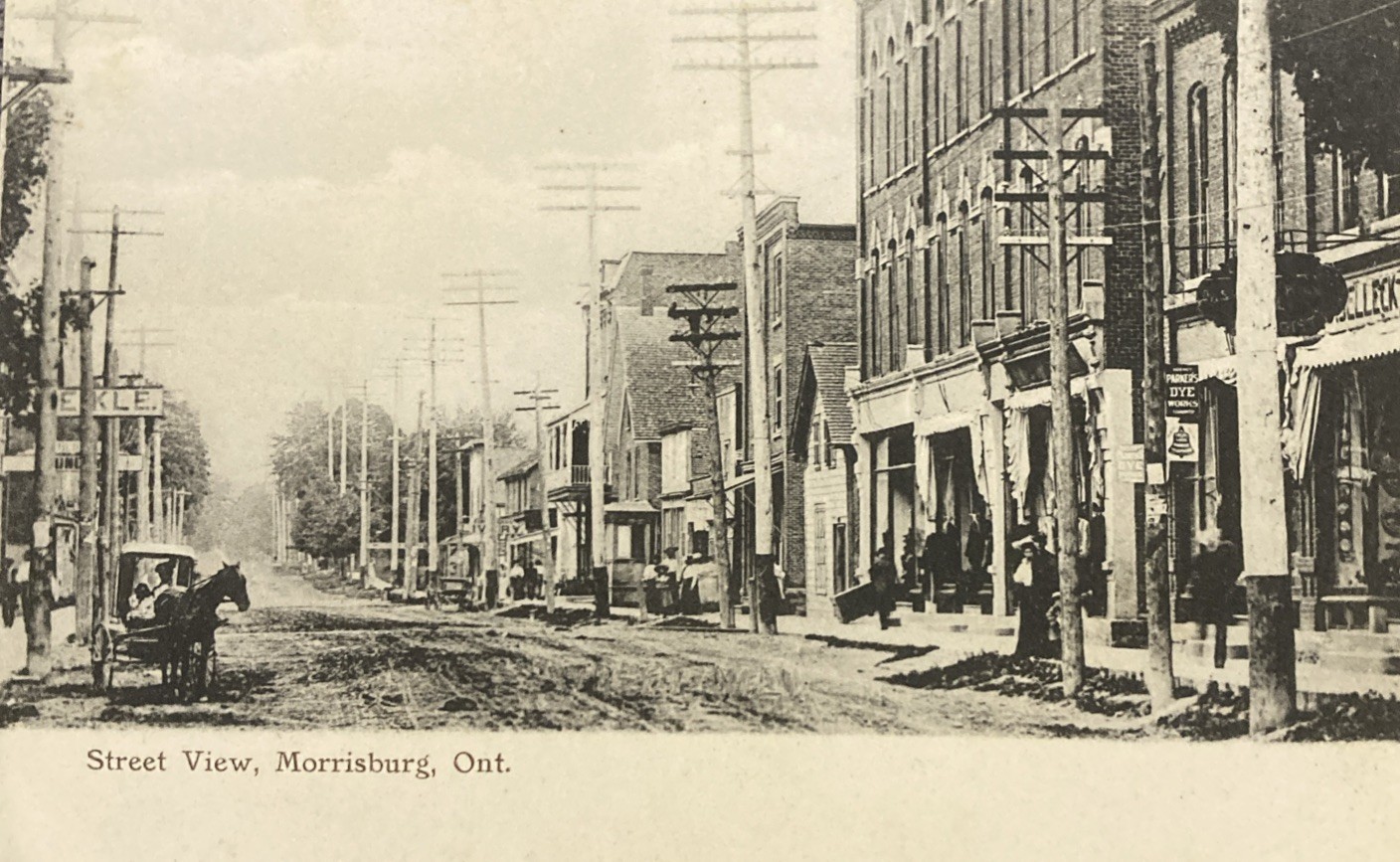 c1910 Morrisburg Ontario Canad Street View Postcard Lots Of Store Fronts c1910 Morrisburg Ontario Canad Street View Postcard Lots Of Store Fronts