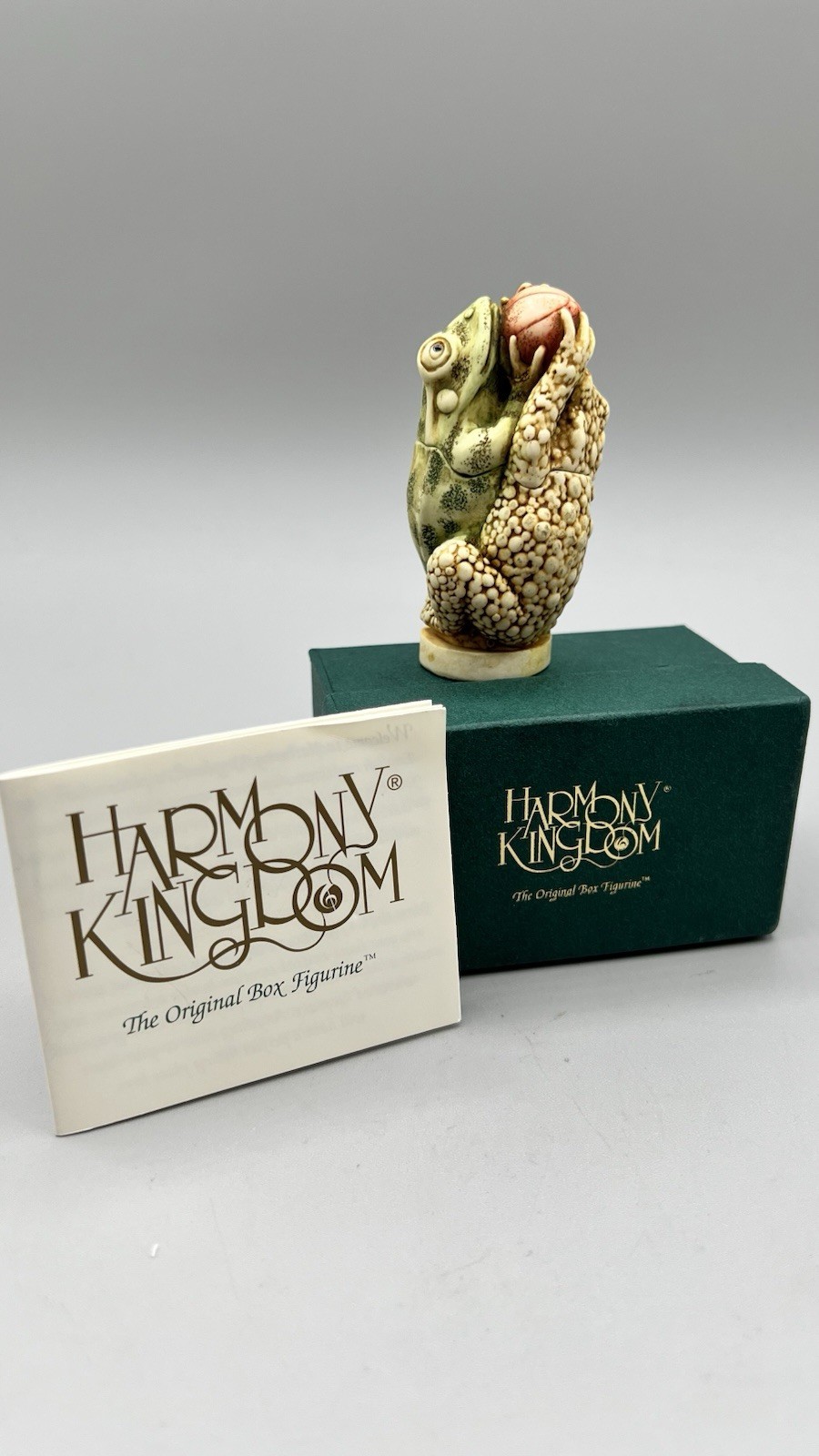 Vtg Harmony Kingdom Jump Shot 527/3600 Signed Martin Perry In Box Mint Condition Vtg Harmony Kingdom Jump Shot 527/3600 Signed Martin Perry In Box Mint Condition