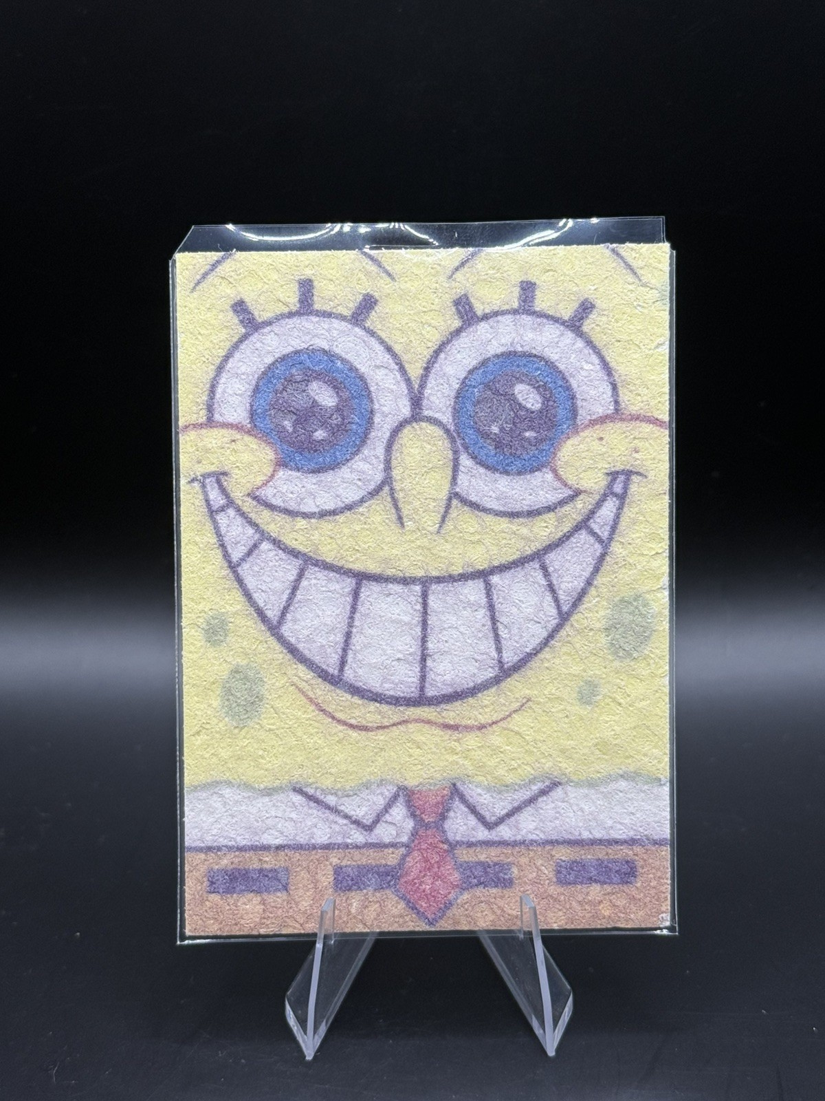 2009 TOPPS SPONGEBOB SQUAREPANTS SERIES 1 Real Sponge Card RARE