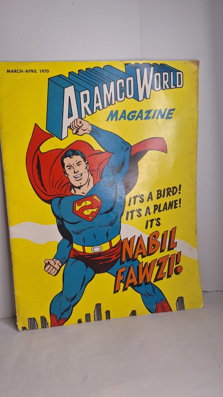 Saudi Aramco - ARAMCO WORLD MAGAZINE 1970 superman 