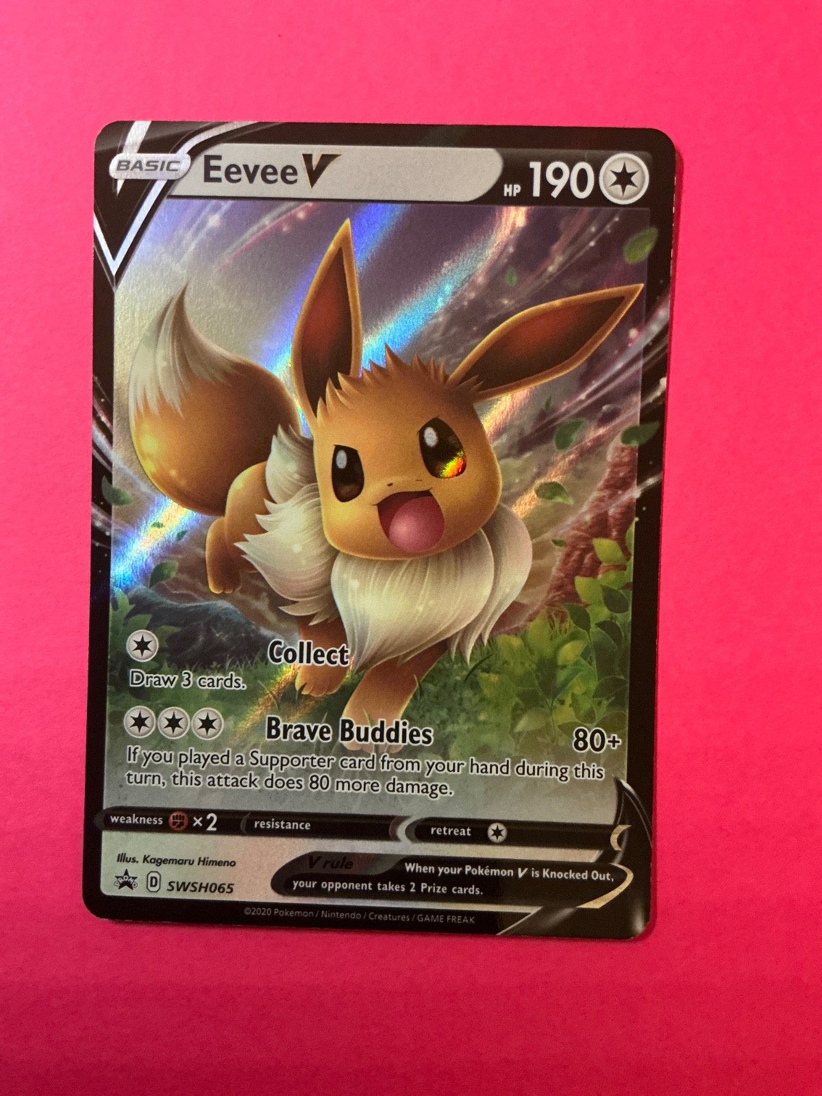 Eevee V SWSH 065 Promo Pokemon TCG NM EN
