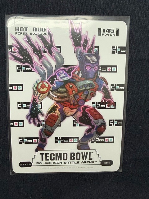 2026 Bo Jackson Battle Arena Tecmo Bowl Hot Rod Sore Thumb Hex Rodney Hampton 🔥