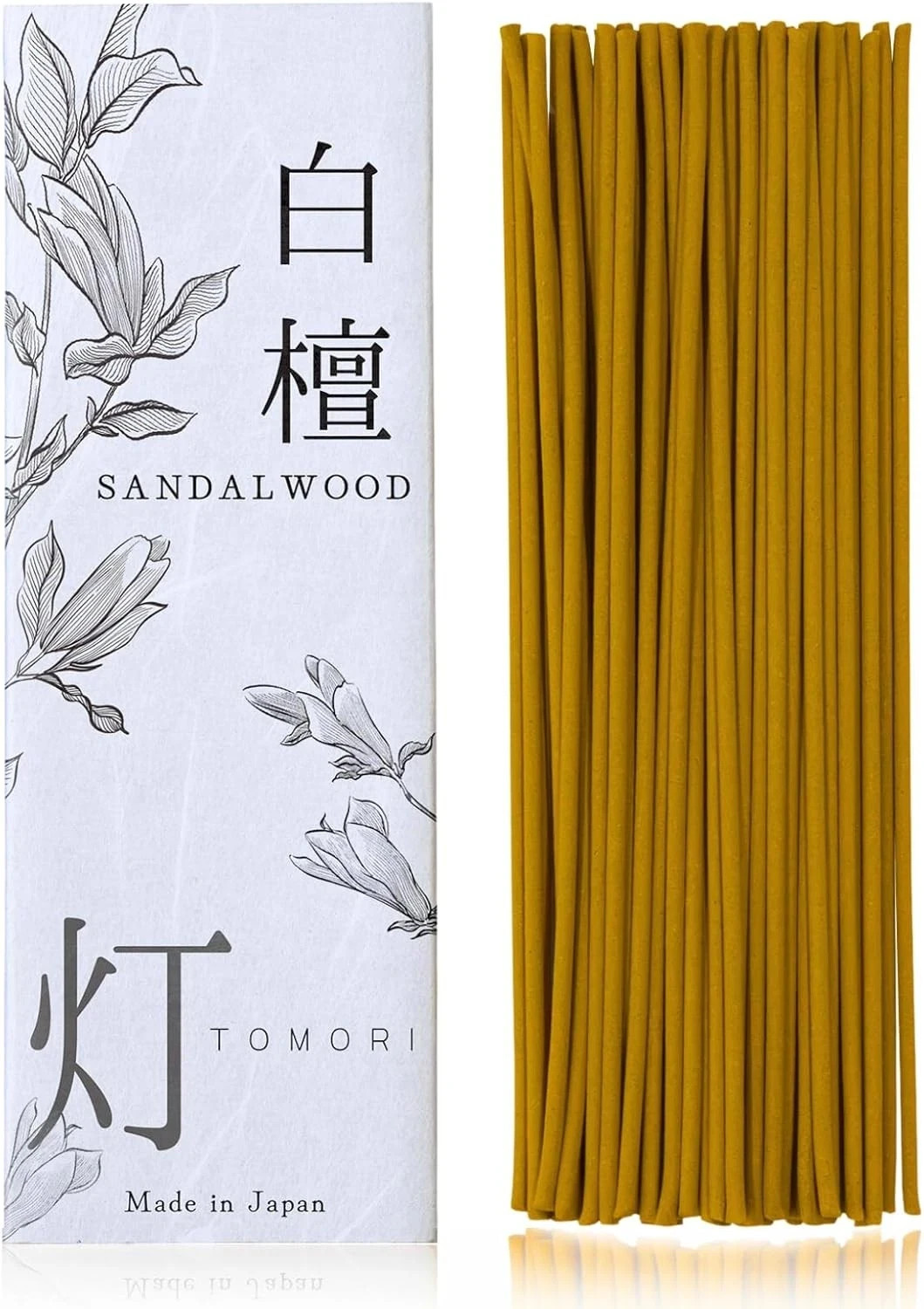 Sandalwood Premium Japanese Incense Sticks 60sticks Coreless Low Smoke...
