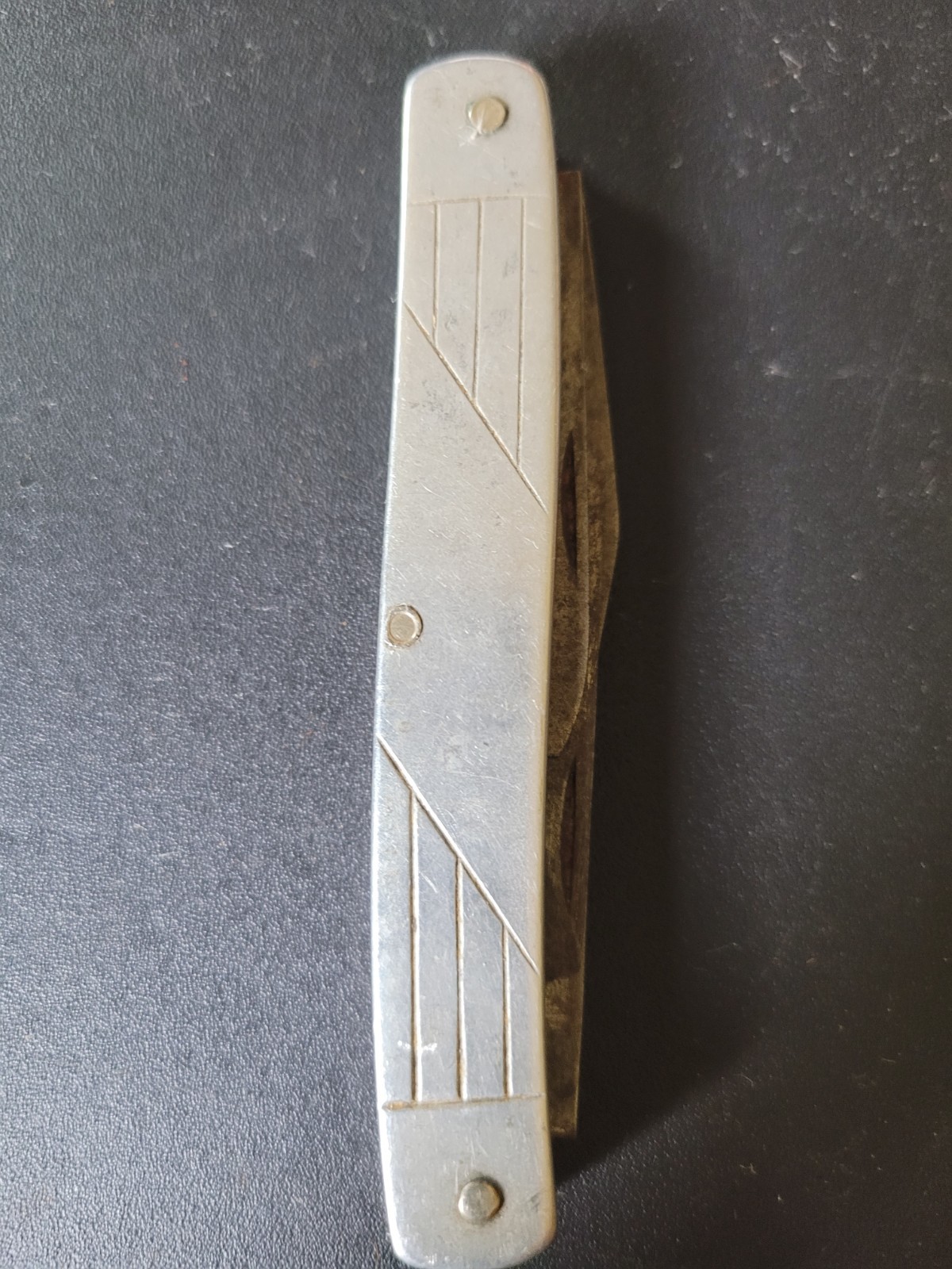 Vintage ROBESON CUTLERY USA Premium Stock Knife Alloy Handles Vintage ROBESON CUTLERY USA Premium Stock Knife Alloy Handles