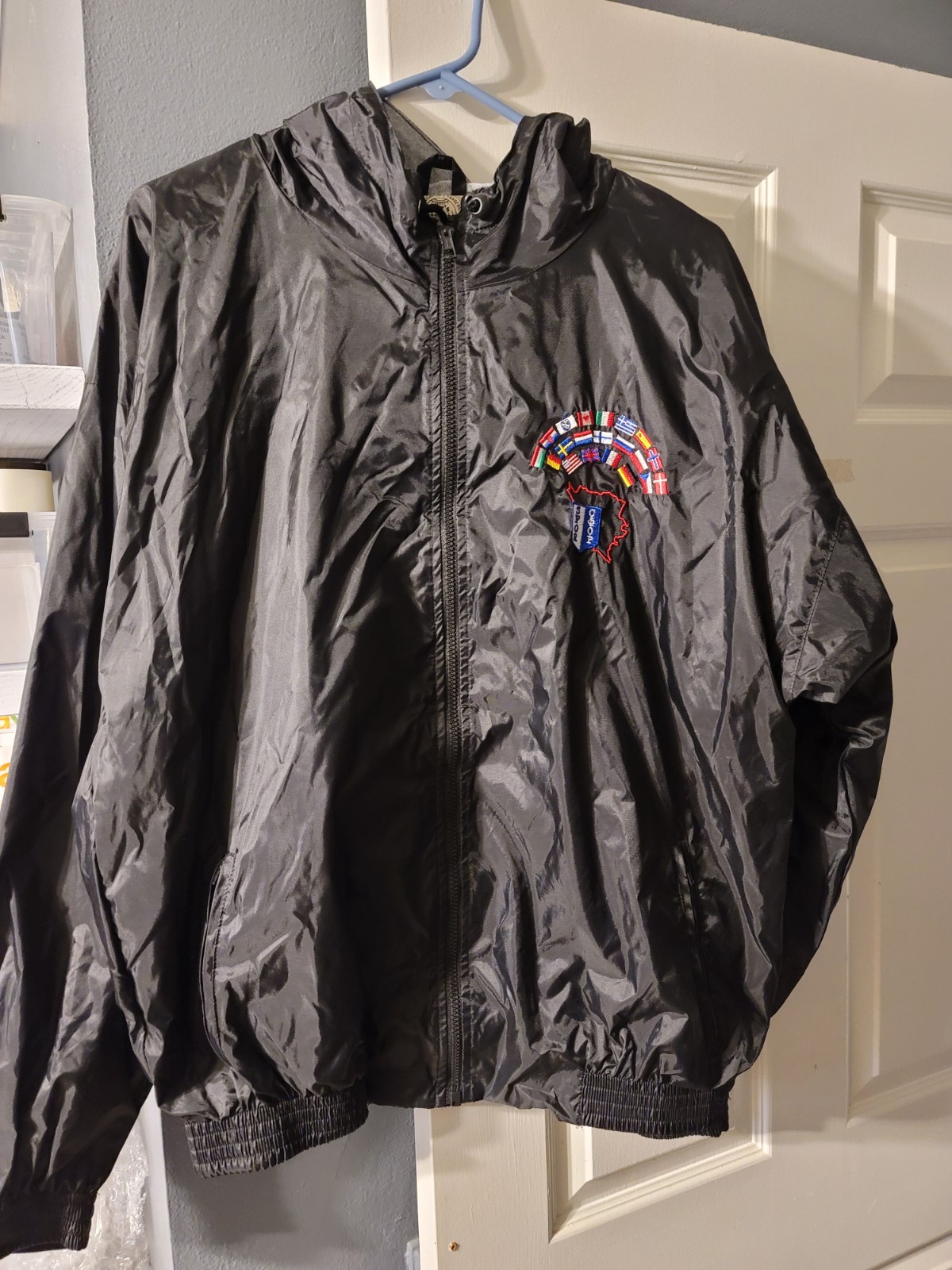 PEACE STABILIZATION FORCE BOSNIA CROATIA HUNGARY WINDBREAKER XL