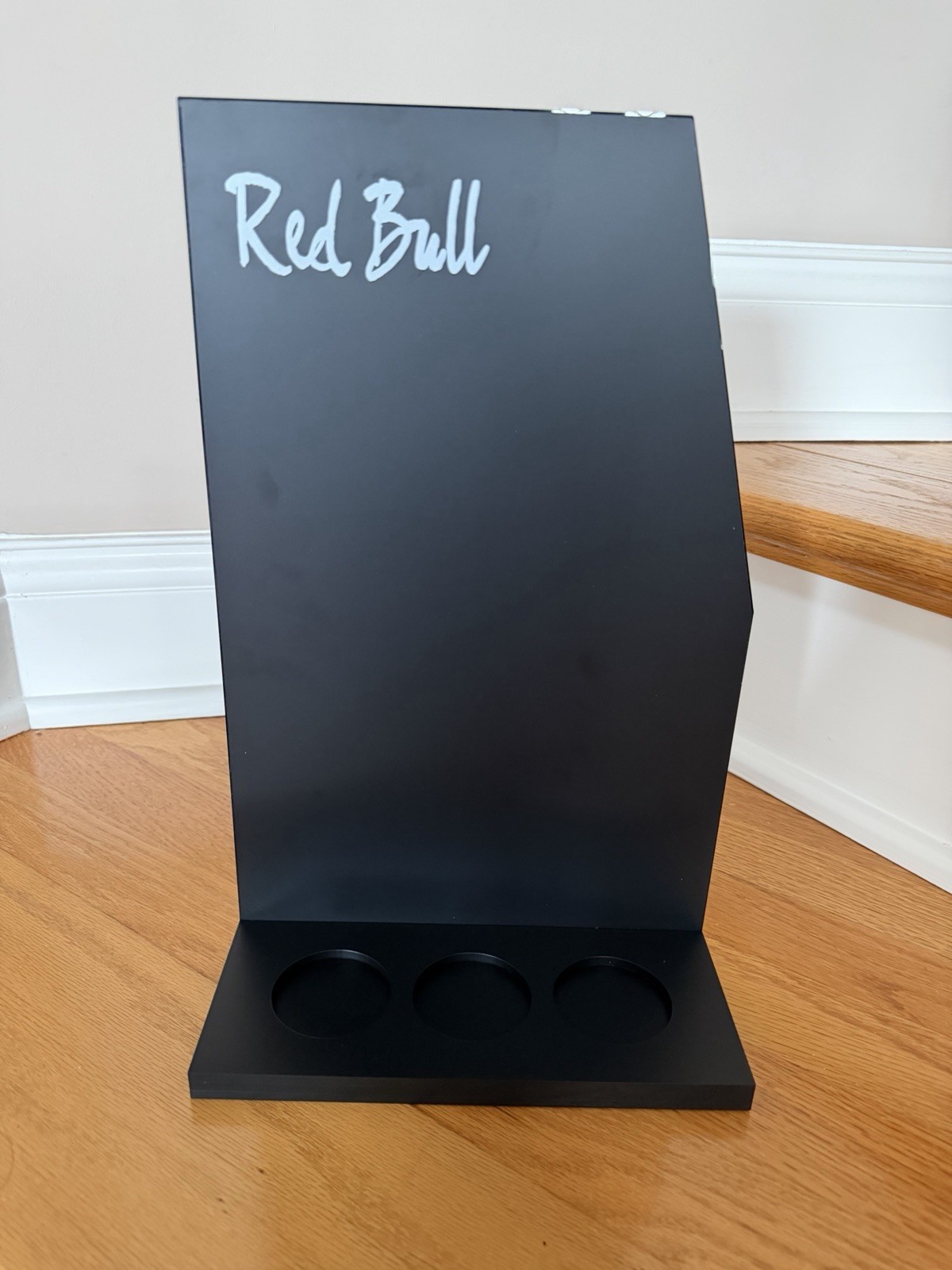 Red Bull Chalkboard Stand (3 Can Slots) Red Bull Chalkboard Stand (3 Can Slots)