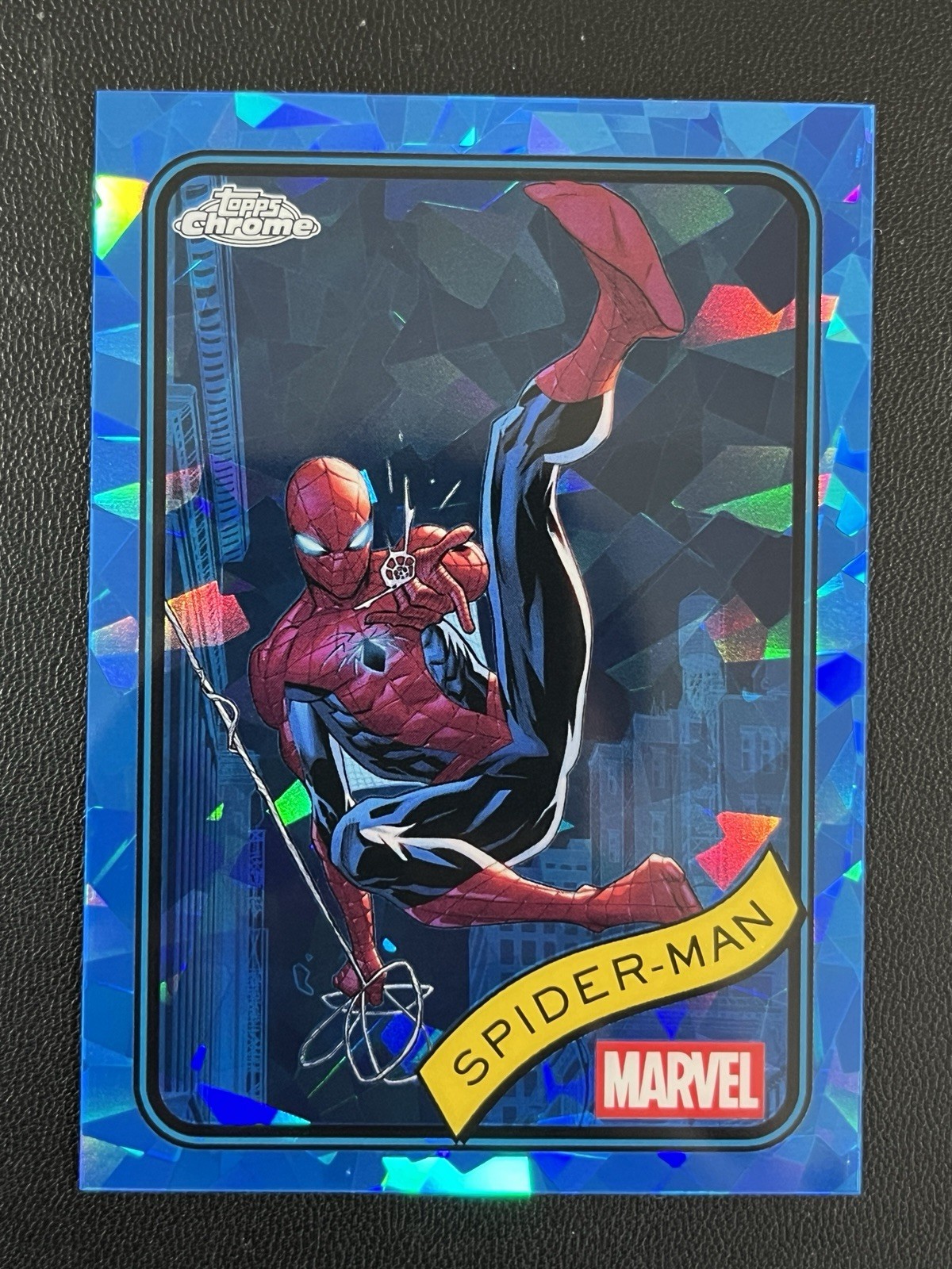 2025 Topps Chrome Sapphire Edition Marvel #101 Spider-Man 2025 Topps Chrome Sapphire Edition Marvel #101 Spider-Man
