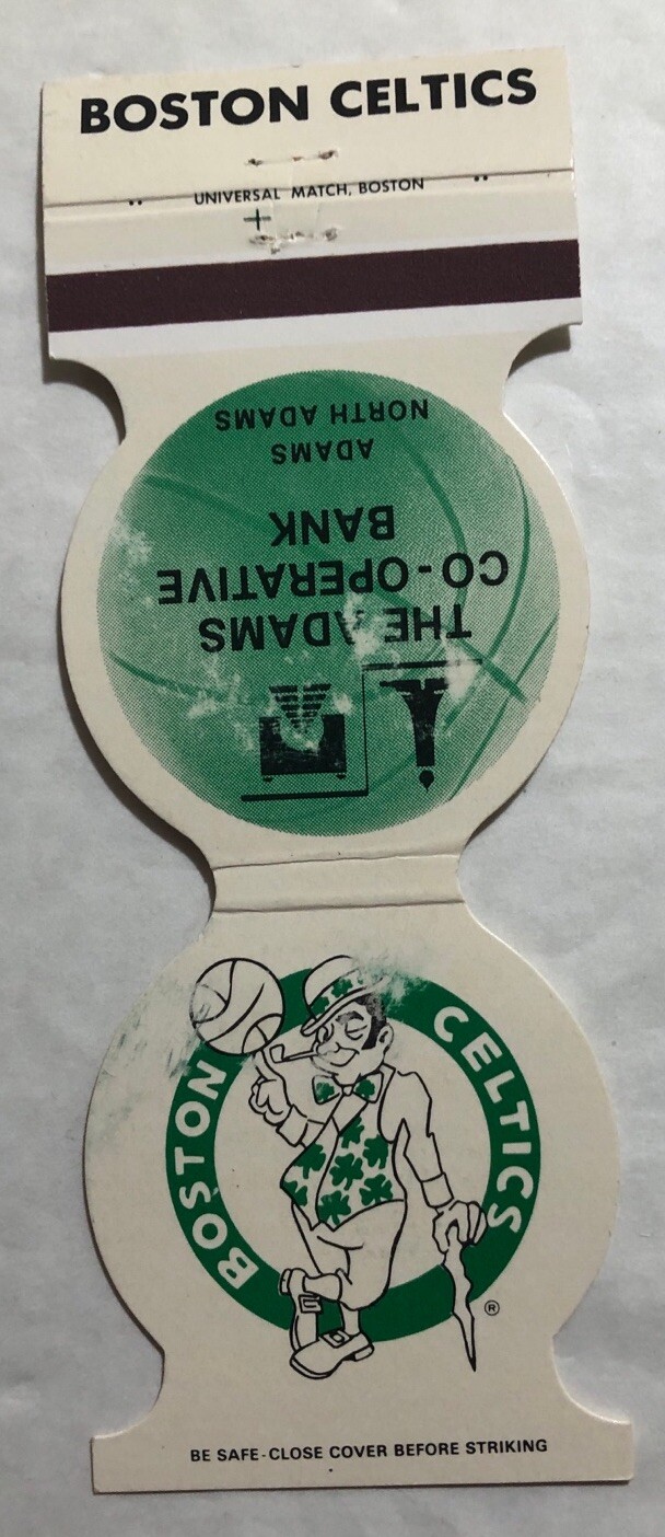 Boston Celtics 1983-84 Matchbook Cover