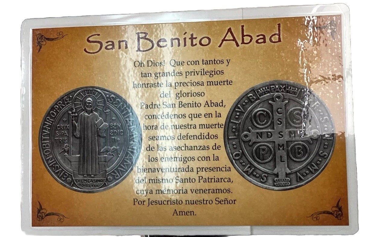Cedula De San Benito Abad Exorcismo Y Oracion.Exorcism Of St Benedict And Prayer