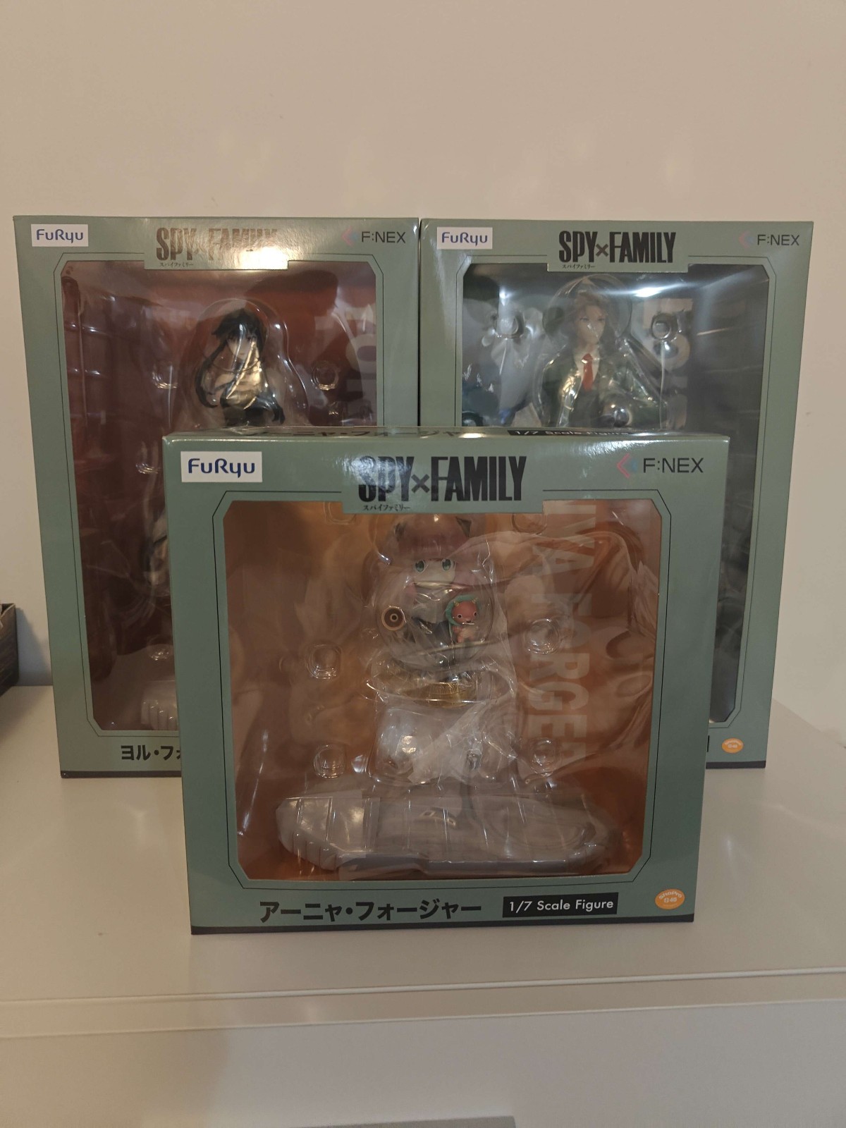 F:NEX Spy x Family Loid Anya Yor Forger 1/7 Scale Figure Full Set of 3 Furyu