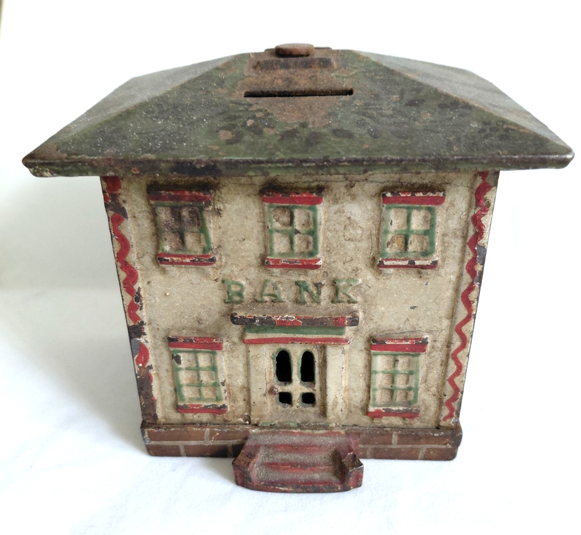 Vintage/Antique Cast Iron Bank Still Bank ~ Parts