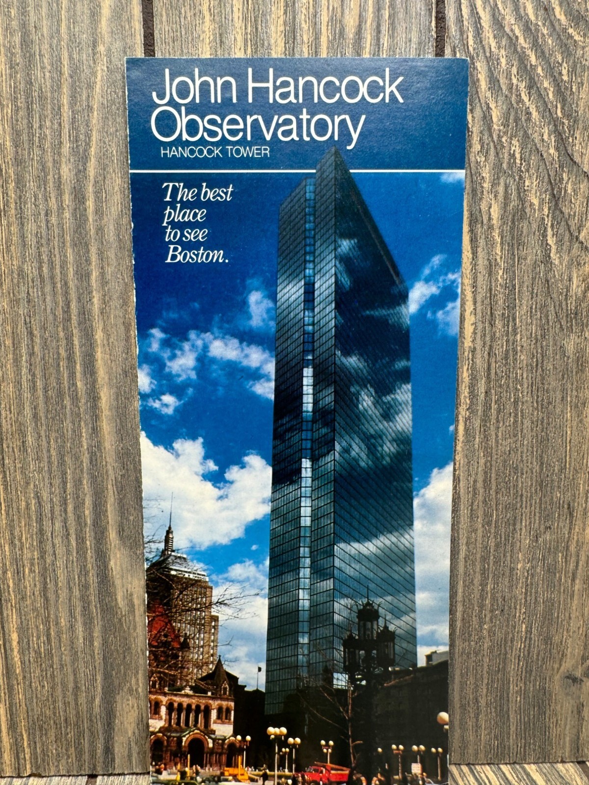 Vintage John Hancock Observatory Boston Travel Brochure Vintage John Hancock Observatory Boston Travel Brochure