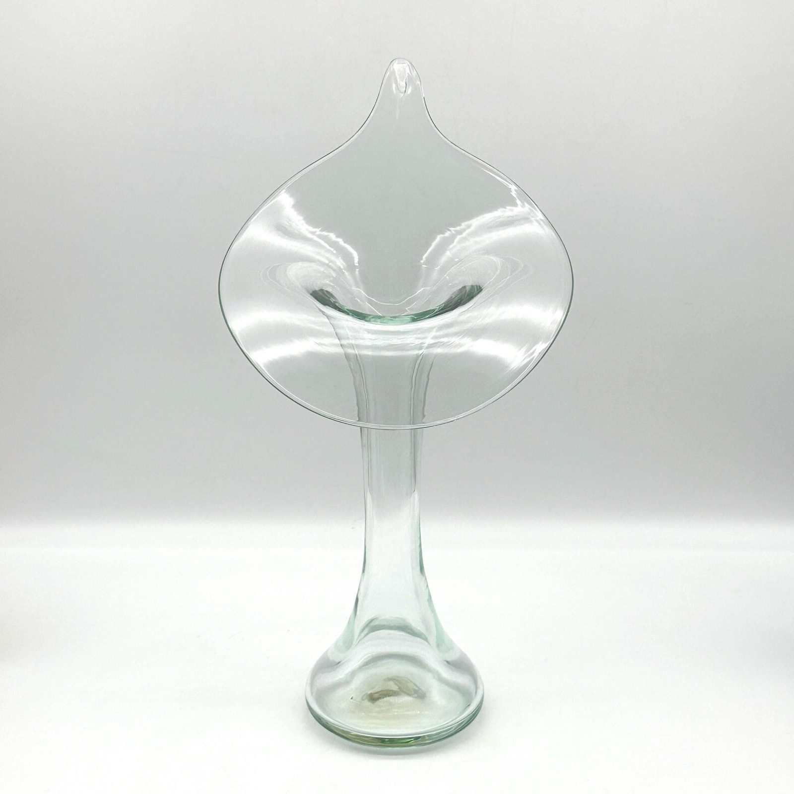 Pilgrim Glass Clear Glass Jack in the Pulpit Vase, 12 1/2” tall